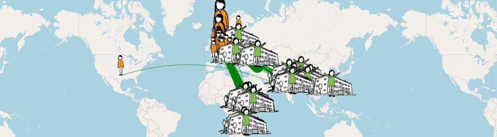 Goede Doelen wereldkaart Nofam.org.