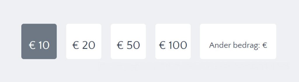 Donatiemodule Nofam.org.